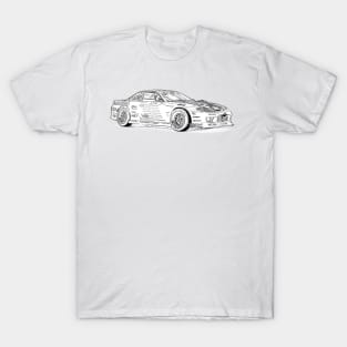 Sylvia S15 Drift Wireframe T-Shirt